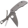 Nóż składany wielofunkcyjny Spyderco ClipiTool Scissors Plain (C169P)