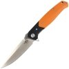 Nóż składany Bestech Swordfish Black / Orange G10, Satin D2 (BG03C)