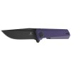 Nóż Bestechman Mini Dundee Purple G10, Black DLC D2 by Ostap Hel (BMK03J)