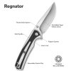 Nóż składany Sencut Regnator White / Black G10, Satin 9Cr18MoV (S24057-3)
