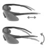 Okulary Raptor Pro - Laser Lens - Czarne - Zielony wizjer (40482)