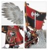 Kingdom of Bretonnia - Battle Standard Bearer on Royal Pegasus