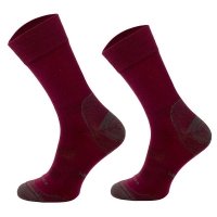 Skarpety Comodo Hunting Merino wool lines TRE13 - bordowe 