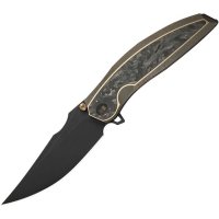 Nóż Quinseris Bronze Titanium/Shredded Carbon Fiber (WE23093-2) 