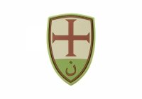 Naszywka - Crusader Shield Rubber Patch 