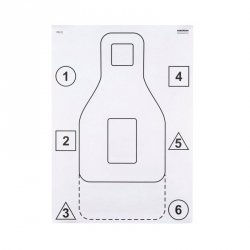 Tarcza strzelecka FBI-Q trening 50szt.