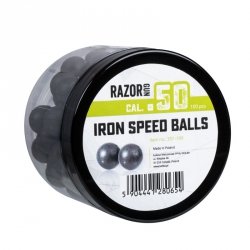 RazorGun - Kule gumowo-metalowe Iron Speed Balls .50/100szt.