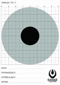 Tarcza strzelecka Range Solutions TS-17 - 100 sztuk