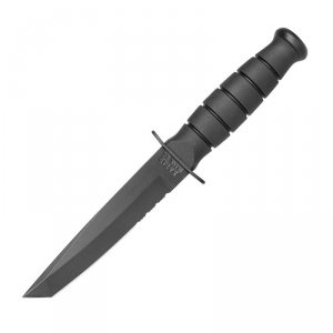 Nóż Ka-Bar 1255 - Short Tanto Black Serrated