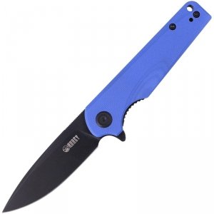 Nóż Kubey Wolverine Blue G10, Dark Stonewashed D2 (KU233F)