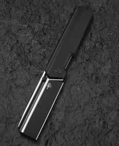 Nóż składany Bestech Tardis Black G10, Black DLC/Satin D2 by Ostap Hel (BG54A)