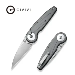 Nóż składany Civivi Starflare Gray Aluminium, Satin Nitro-V (C23052-2)