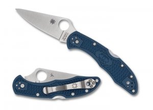 Nóż składany Spyderco Delica 4 Cobalt Blue FRN, Satin CPM SPY27 by Sal Glesser (C11PCBL)