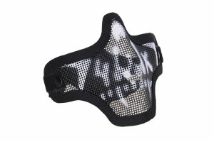 Maska z czaszką typu Stalker - Czarno-Biała