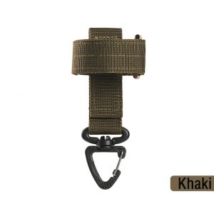 Trok molle z karabińczykiem - Khaki