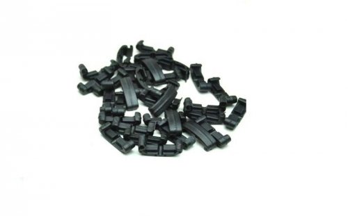 Klipsy na szynę RIS 22 mm 60x - BK