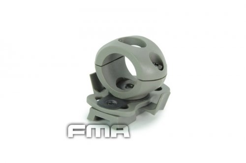 Montaż latarki do hełmu 0.83&#039; / 21 mm - foliage green