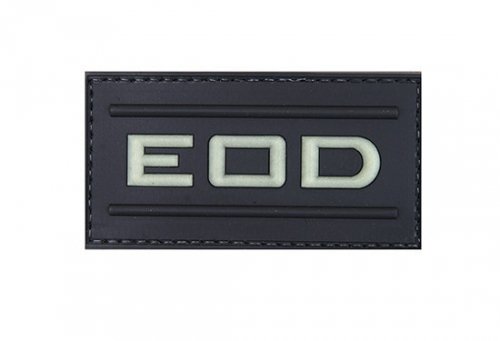 Naszywka 3D – EOD - świecąca w ciemności