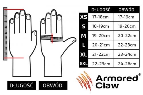 AC - Rękawice Claw Smart Tac - czarne