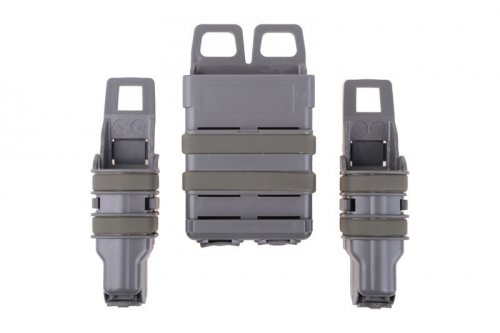 Zestaw ładownic FAST na magazynki 5,56 i 9mm - foliage green