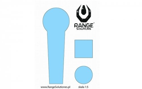 Range Solutions - Tarcze Strzeleckie Steel 100szt.