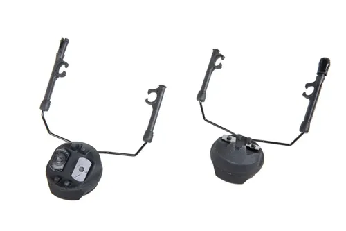Adapter słuchawek TacSky typu Comtac na szyny typu MTEK Czarny