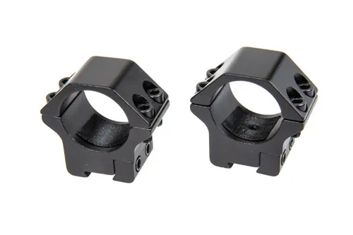 Zestaw pierścieni montażowych Vector Optics Dovetail (11mm) Rings 25.4mm Low Profile
