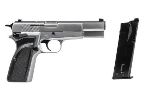 Replika pistoletu WE Browning Hi Power MK III - Srebrny