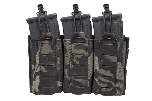 Potrójna ładownica na magazynki karabinowe - MultiCam Black