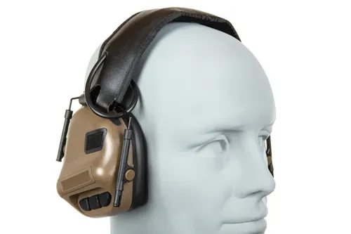 Aktywne ochronniki słuchu HD-12 wersja IPSC Gen5 - Tan