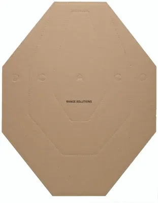 Tarcza Kartonowa IPSC Range Solution brązowa 50 sztuk