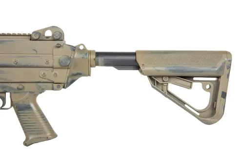 Karabin maszynowy ASG A&K MK 46 MOD 0 Battleworn Flat Dark Earth