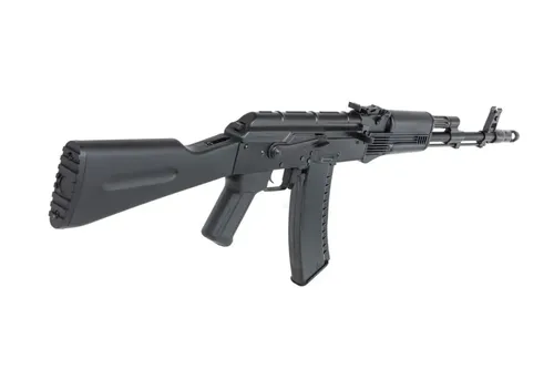 Karabinek ASG ICS Airsoft MAR ze stałą kolbą Czarny