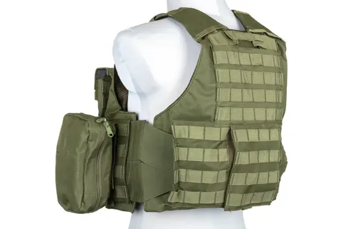 Kamizelka taktyczna Cybergun Swiss Arms CIRAS Oliwkowa