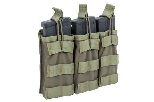 Potrójna ładownica typu Open na magazynki  M4 - olive