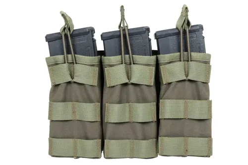 Potrójna ładownica typu Open na magazynki  M4 - olive