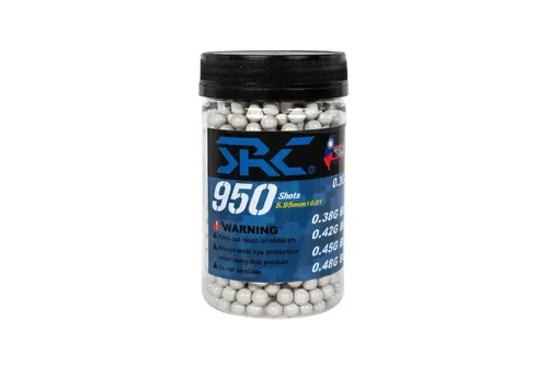 Kulki SRC 0.45g butelka 950 sztuk Białe