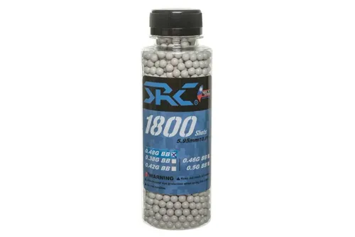Kulki SRC 0.48g butelka 1800 sztuk Białe