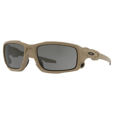 Oakley - Okulary SI Ballistic Shocktube - Terrain Tan / Grey (OO9329-04)