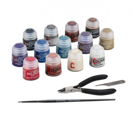 Warhammer 40K - Paints + Tools Set