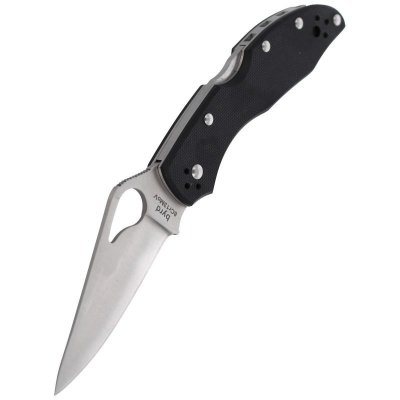 Nóż Spyderco Byrd Meadowlark 2 G-10 Black, Plain (BY04GP2)