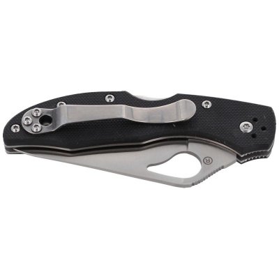 Nóż Spyderco Byrd Meadowlark 2 G-10 Black, Plain (BY04GP2)