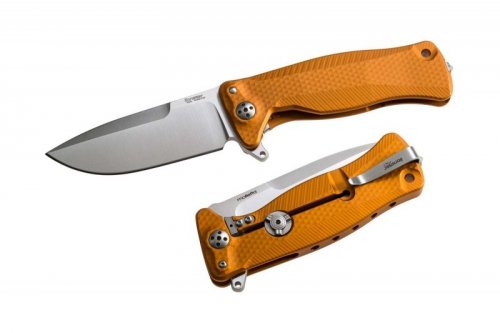 Nóż LionSteel SR11A Orange Aluminium, Satin Sleipner by Molletta (SR11A OS)