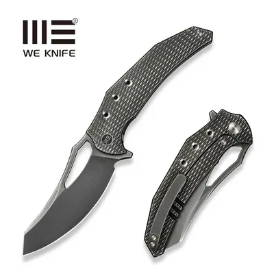 Nóż składany WE Knife Epaulette Titanium, Polished Gray M390 by Gavko Knives (WE24024-4)