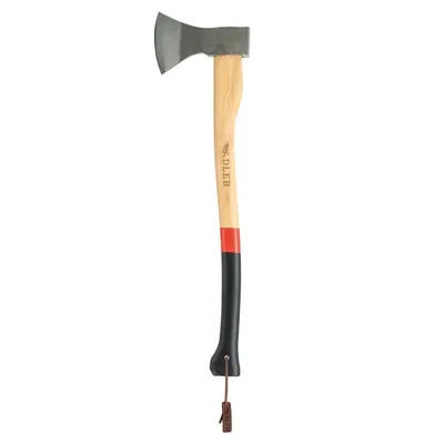 Siekiera dwuręczna Adler Rheinland Red/Black Hickory Wood, C60 Carbon Steel (101.0H125A011)