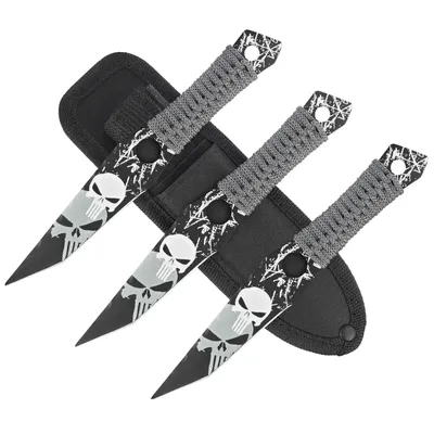 Nóż Martinez Albainox Gray Strung, Black/3D Design 3Cr13Mov (32548)