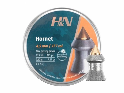 H&amp;N - Śrut diabolo Hornet 4,5mm 225szt.