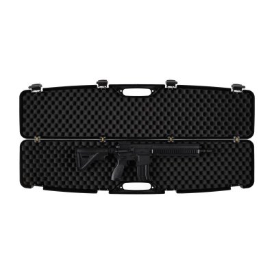 Kufer na bron Megaline 125x25x11cm czarny z zamkiem