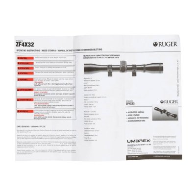 Wiatrówka Ruger Air Scout Rancher Kit 4,5mm (2.4896-1)