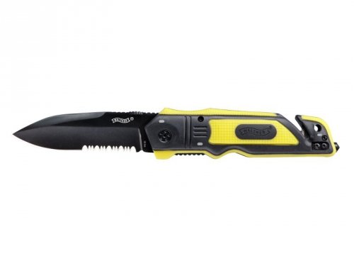 Walther - Nóż ratowniczy ERK Emergency Rescue - żółty